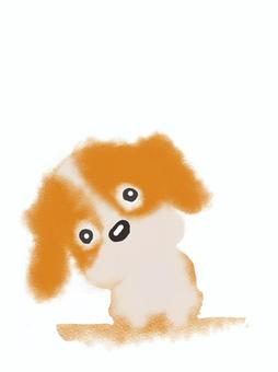 Cavalier puppy with a mysterious neck, , JPG and PNG