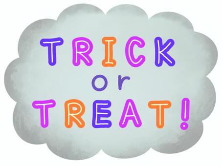 TRICK OR TREAT・手書き文字