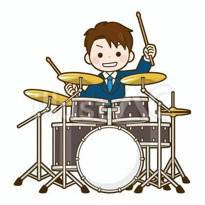 高校生ロックバンドのドラム