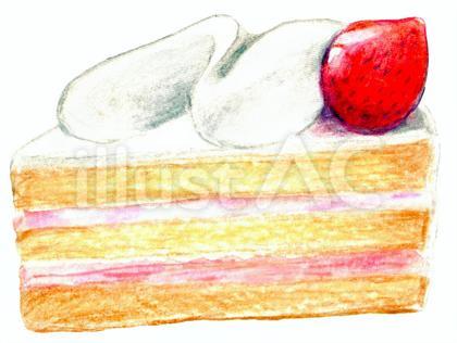 ショートイチゴケーキ