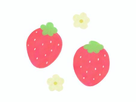 苺とお花