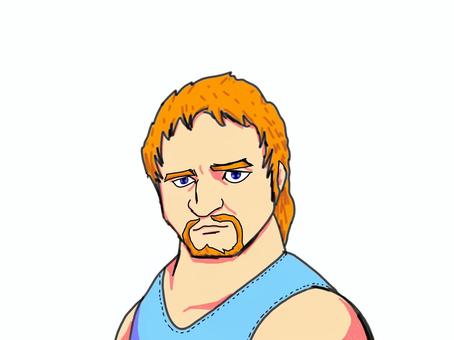 ヒゲの男性 ヒゲ,男性,アイコン,人物,ポストカード,しぶい,勇ましい,おじさん,たくましい,外国人のイラスト素材