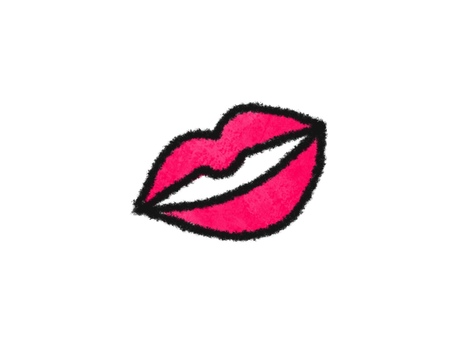 キスマークのイラスト キスマーク,リップマーク,唇,可愛い,恋愛のイラスト素材