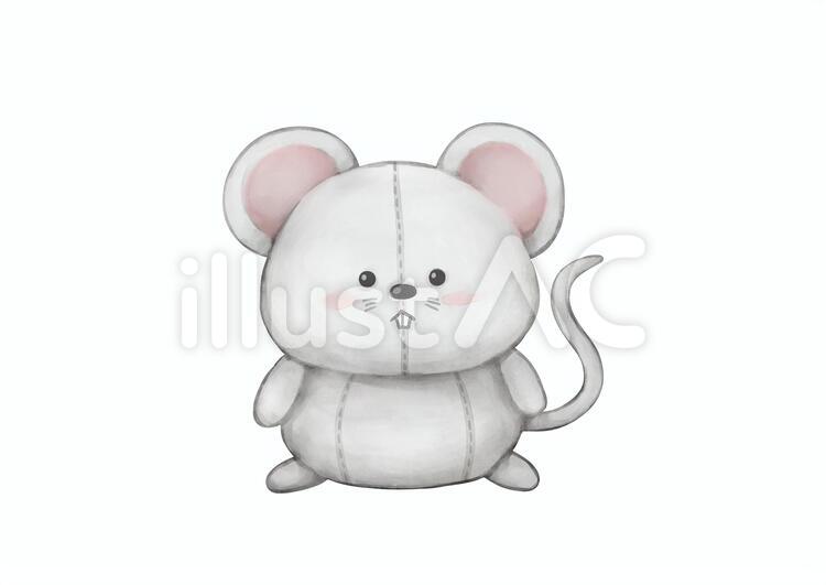 ネズミ ぬいぐるみイラストイラスト No 無料イラストなら イラストac