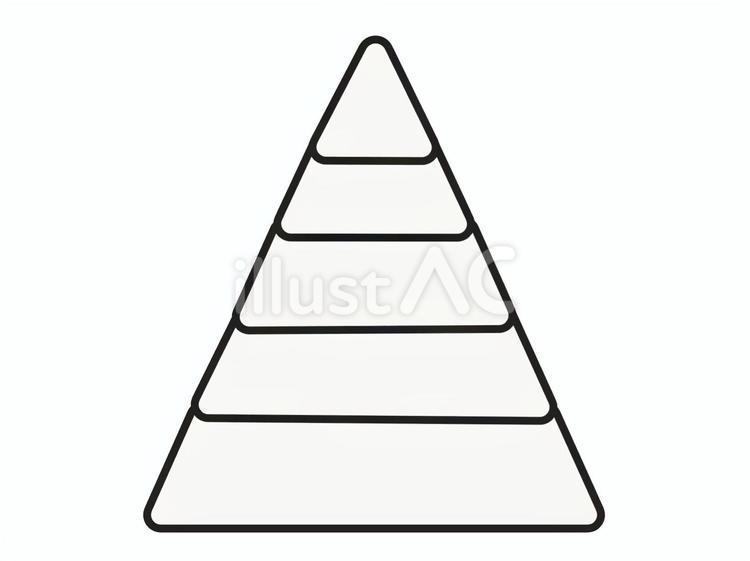Free Vectors | Five-level pyramid chart