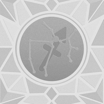 シームレスなモザイク射手座　ｐ エンボス  いて座,射手座,星占い,ホロスコープ,占星術,12星座,宇宙,天体,天文,ギリシャ神話のイラスト素材