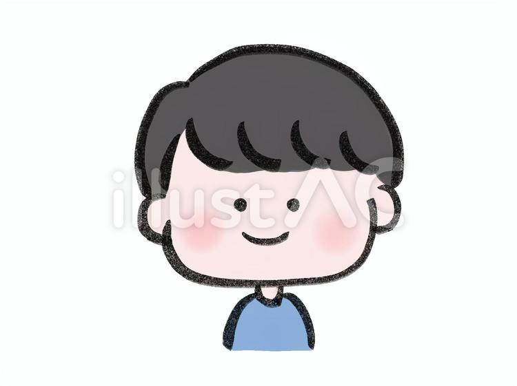 笑顔の男の子 男の子,男,男性のイラスト素材