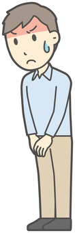 Illustration, get angry, male, long sleeves, 