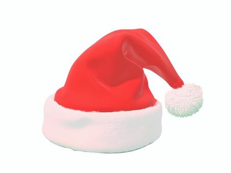 冬のクリスマスでのサンタクロースの帽子 帽子,クリスマス,冬,年末,小物,雑貨,衣装のイラスト素材