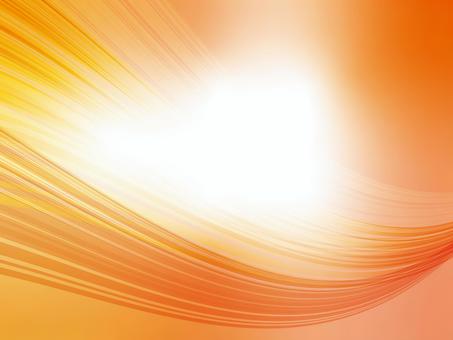 幻想的なオレンジウェーブ背景 幻想的なオレンジウェーブ背景 背景,抽象的,オレンジ,曲線,波,グラデーション,黄色,光,秋,夕方のイラスト素材