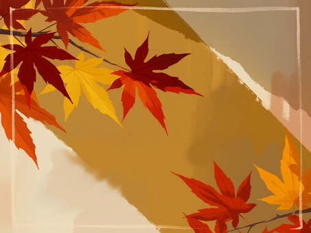 もみじの壁紙 もみじ,紅葉,赤,赤色,黄,黄色,オレンジ,橙,植物,葉のイラスト素材