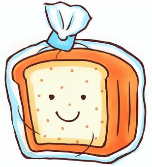 Illustration, plain bread, tiny, brown, 