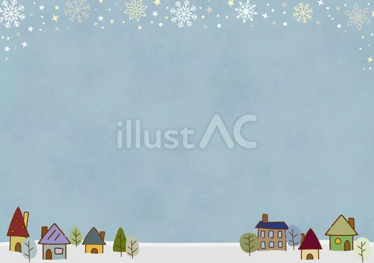 水彩と冬の背景 クリスマス,水彩,背景のイラスト素材