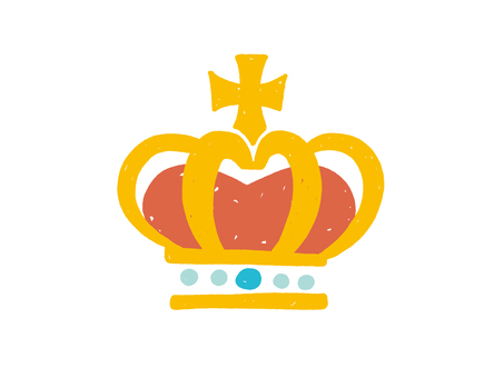 Illustration, crown, first place, victory, 