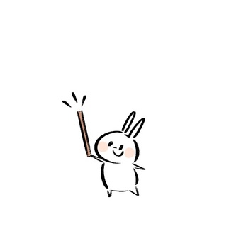 Rabbits, rabbit, handwriting, tiny, JPG