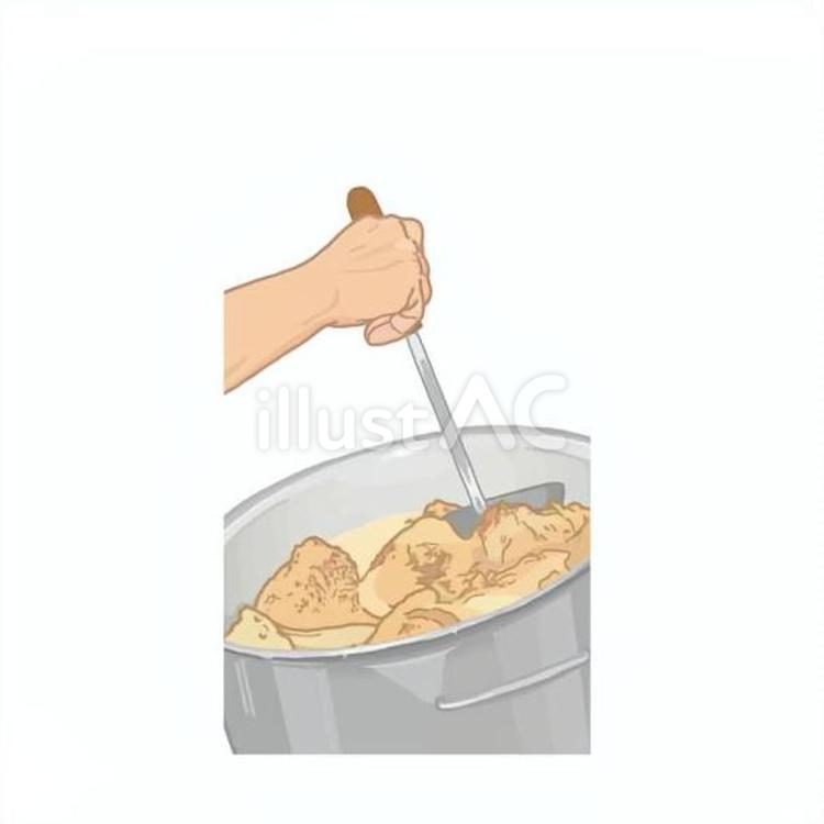 煮込み料理 煮込み,寸胴鍋,調理のイラスト素材