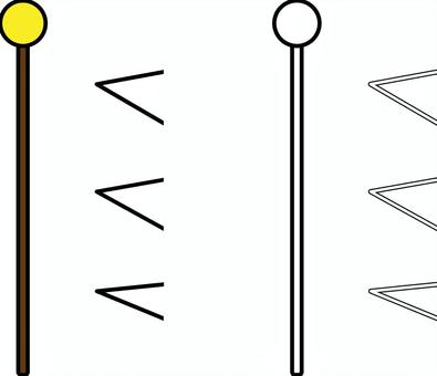 Illustration, carp streamer, children's day, boys' festival, 