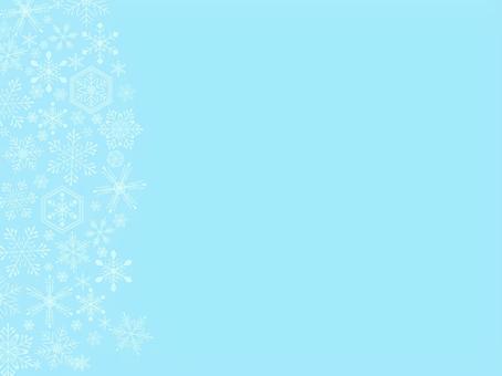 クリスマス背景・雪の結晶デザイン　青 クリスマス,冬,背景のイラスト素材
