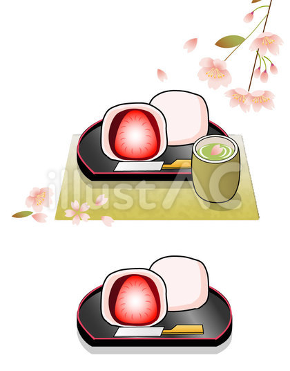いちご大福・和風カット