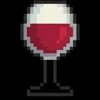 ワイン　ドット絵 ドット,ワイン,グラス,酒,飲み物,ドット絵,ピクセルアートのイラスト素材