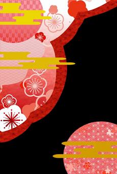 plum and handle 1, JPG and PNG plum and handle 1, new year's card, plum, xia, JPG and PNG