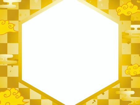 正月和風和柄年賀状 年賀状,和柄,和風,正月,可愛い,美しい,ベクター,紙吹雪,パーティー,お祝いのイラスト素材