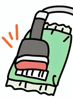 バーコード バーコード,レジ,生活,機械,読み取る,シンプルのイラスト素材