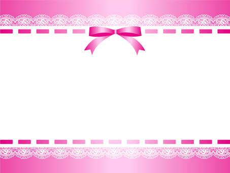 Ribbon & Lace Frame, ribbon, race, frame, JPG and AI