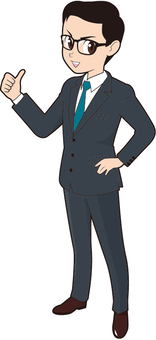 있는 중견 사업가 ①, JPG 및 PNG 있는 중견 사업가 ①, 입찰, 변호사, 견적, JPG 및 PNG