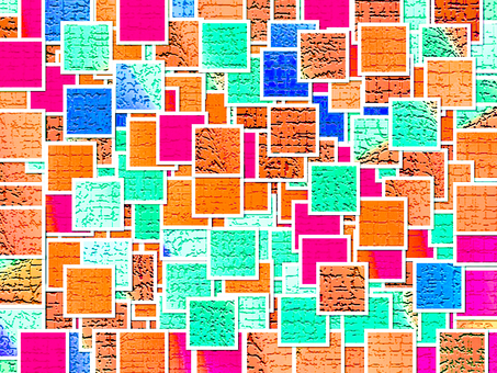 カラフルなグラフィックデザインの壁紙素材 グラフィック,デザイン,カラフル,背景,壁紙,抽象的,幾何学模様,テクスチャ,オシャレ,シンプルのイラスト素材