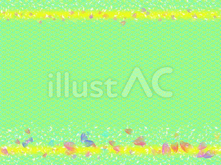 和風　花 和風,和柄,花びらのイラスト素材