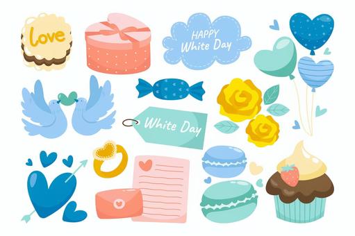 插图, 白色情人节, 套房, 糖果, 