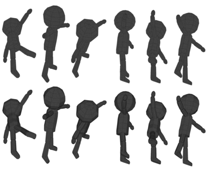 삽화, 막대기 인간, 남편, 휘청 휘청, 