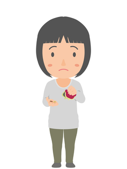 Illustration, female, poverty, poor, 