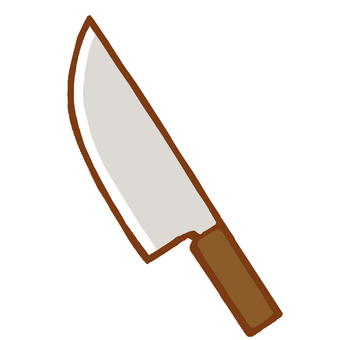 包丁 包丁,調理器具,料理,キッチン,台所,手書きのイラスト素材