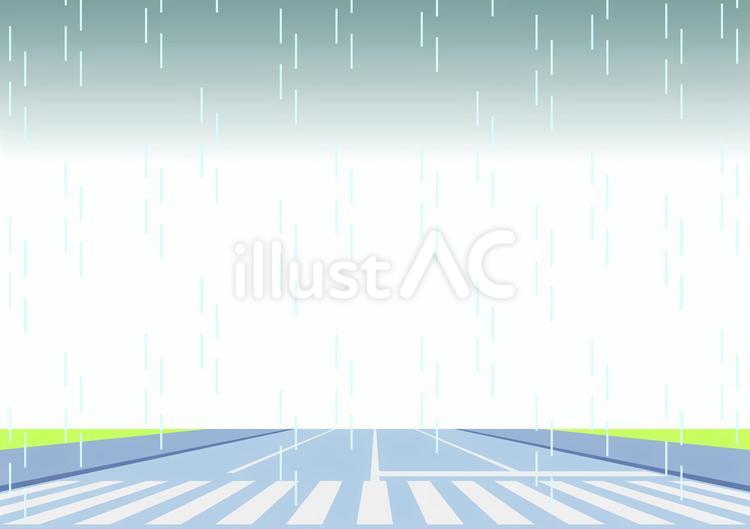 壁紙の雨の日の2車線道路です。 壁紙,2車線,道路のイラスト素材