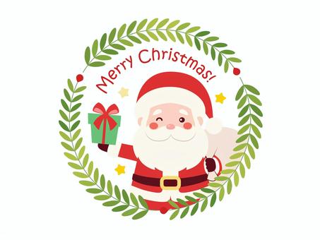 ボタニカルなサンタアイコン/メリクリ