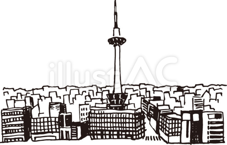 風景 京都タワー スケッチ イラスト No 無料イラストなら イラストac 風景 京都タワー スケッチ イラスト No 無料イラストなら イラストac