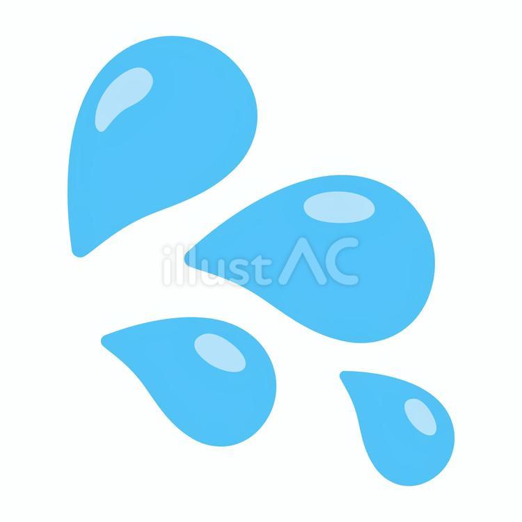 大量の　あせあせ　絵文字 汗,絵文字,アイコンのイラスト素材