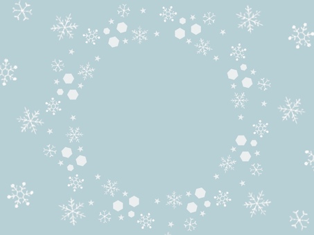 スノーフレーク背景ブルー