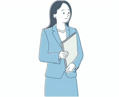 woman in suit with files, , JPG and PNG