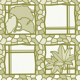 シームレスな秋のイメージモザイクの枠　ｂ   紅葉,秋,楓,葉っぱ,植物,自然,落ち葉,和風,四季,カエデのイラスト素材