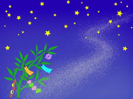 七夕夜空, 七夕, 节日, 夜空, JPG