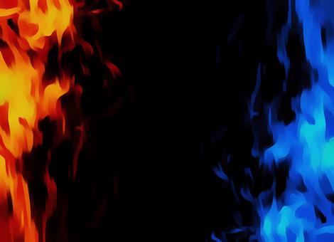 Blue and red fantastic flame frame 07, JPG Blue and red fantastic flame frame 07, , JPG