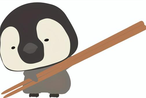 筷子_企鵝, JPG, PNG 和 AI 筷子_企鵝, 筷子, 企鵝, 動物, JPG, PNG 和 AI