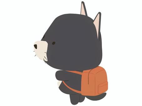 backpack_dog, , JPG, PNG and AI