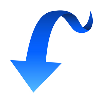 Down arrow, JPG, PNG and AI Down arrow, arrow, decline, down, JPG, PNG and AI