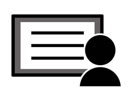 説明アイコン 説明,ボード,話す,案内,セミナー,授業,講師,先生,人,人物のイラスト素材