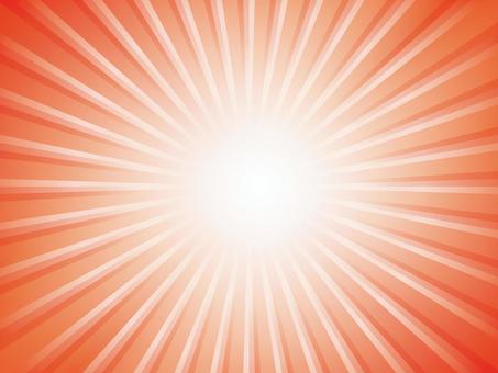 派手にスパークする赤い集中線背景 背景,集中線,赤,爆発,太陽,光,放射線,空,日の出,暑いのイラスト素材