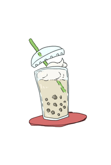 Tapioca drink, bột báng, uống, uống, JPG và PNG